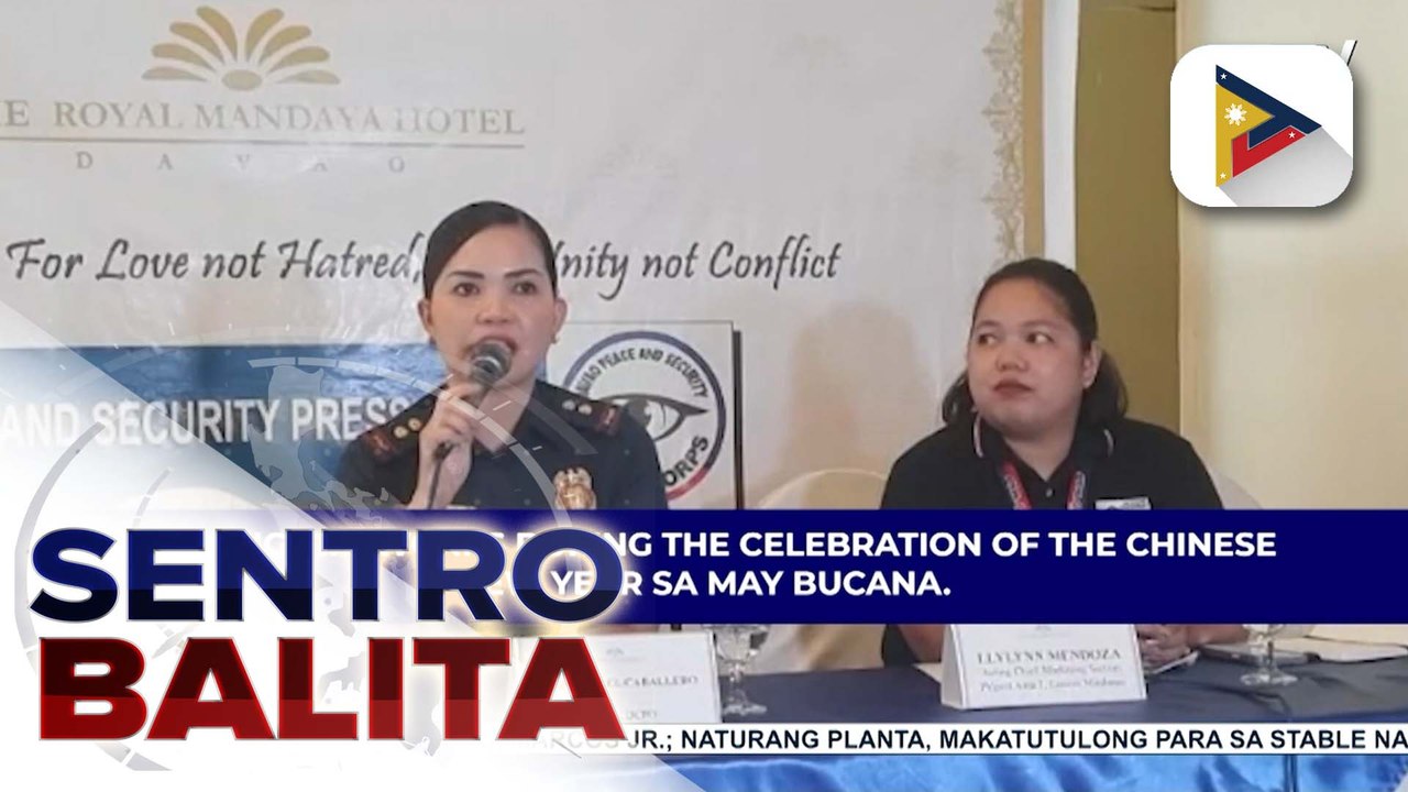 Davao City Police Office, nakaalerto para sa pagdiriwang ng Chinese New Year sa lungsod; 100 mga pulis, ipakakalat | ulat ni JC Aliponga - PTV Davao