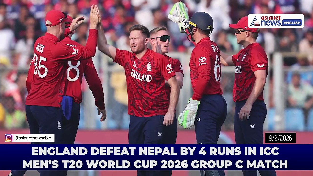 ENG vs NEP T20 Highlights: England Survive Nepal Scare in Mumbai Thriller