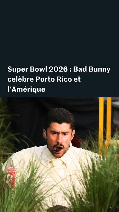 Bad Bunny, Super Bowl 2026 : les images du show de la mi-temps