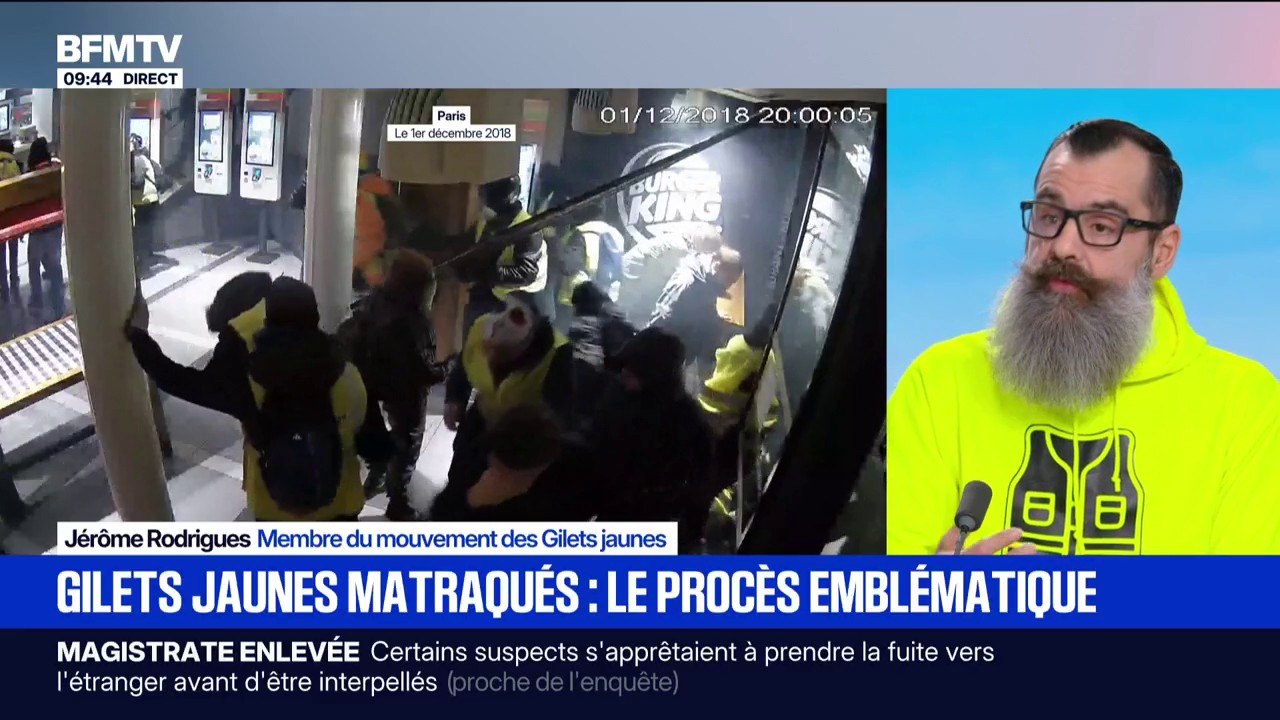 Gilets jaunes matraqués en 2018: Jérôme Rodrigues, membre du mouvement des gilets jaunes, dénonce "la longueur de la justice"