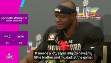 Super Bowl LX was MVP Walker's father's first-ever NFL game