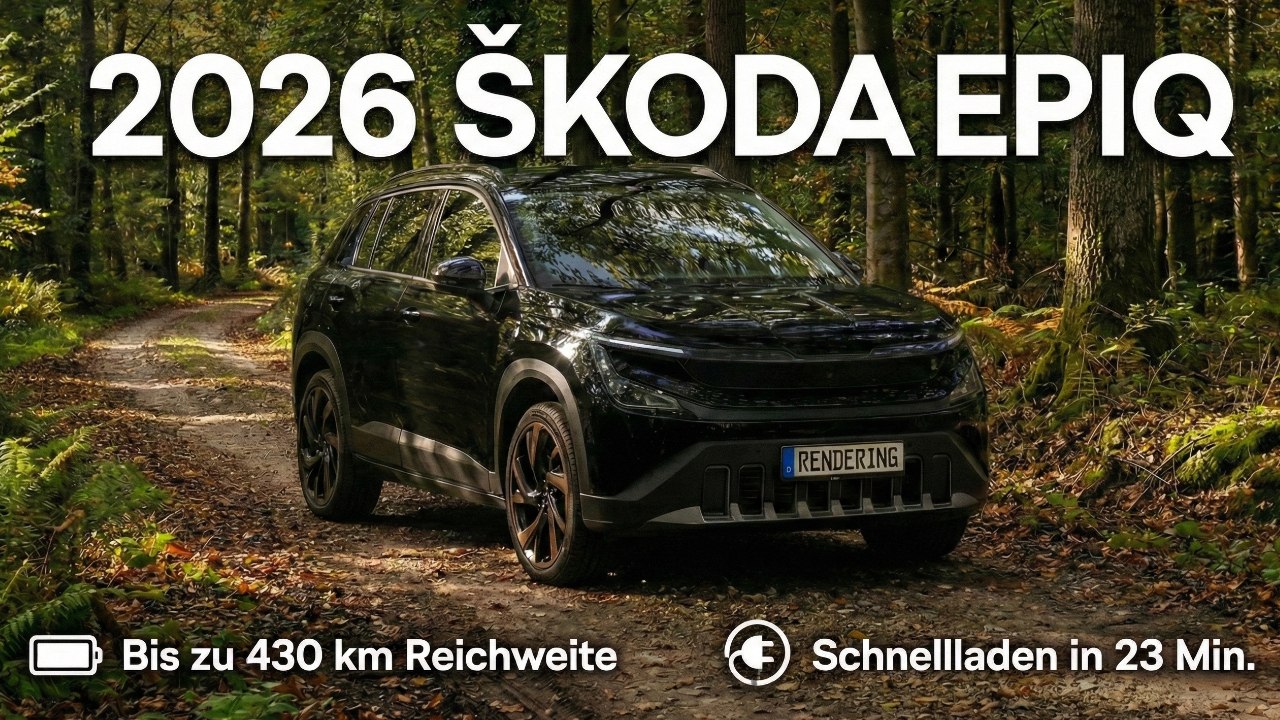 2026 Škoda Epiq als Elektro-Einstieg: Das kann der neue Stromer