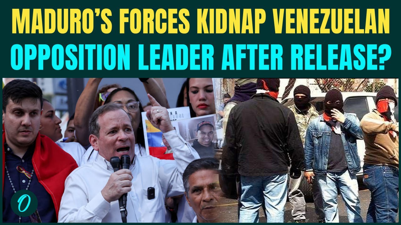 Venezuela BREAKING: Opposition Leader Guanipa KIDNAPPED by Armed Men After Prison Release; U.S Angry