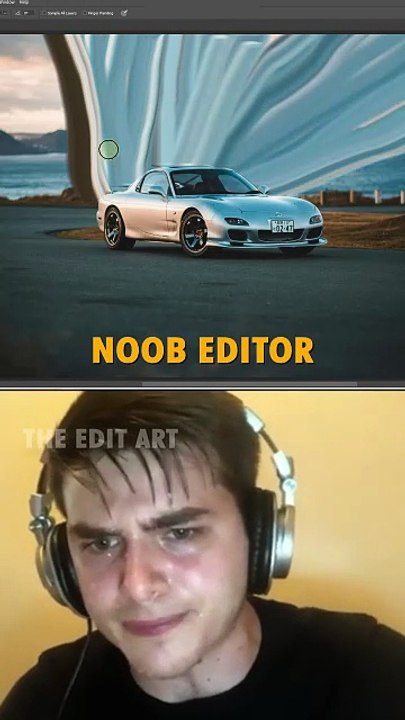 Zoom Blur Effect | Photoshop | Noob vs Pro Editor | Tutorial | The Edit Art | Beginner