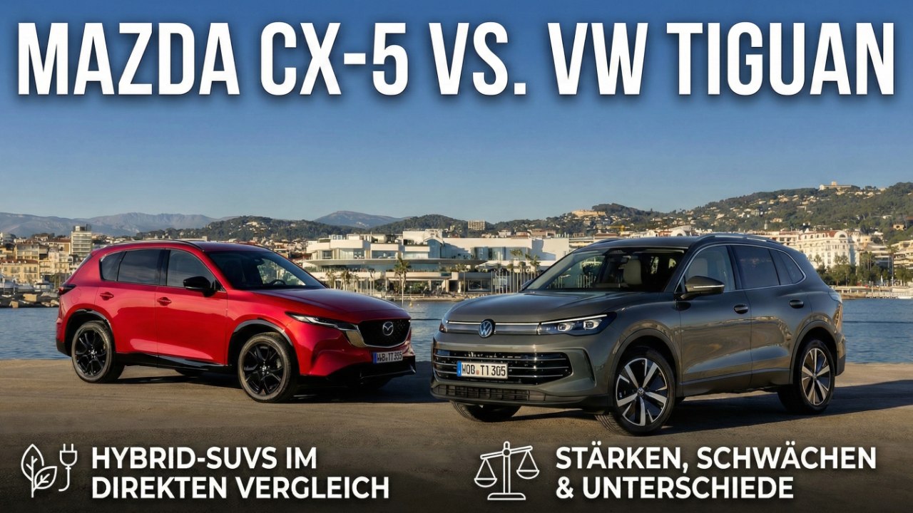 Mazda CX-5 vs. VW Tiguan: Stärken, Schwächen und Unterschiede