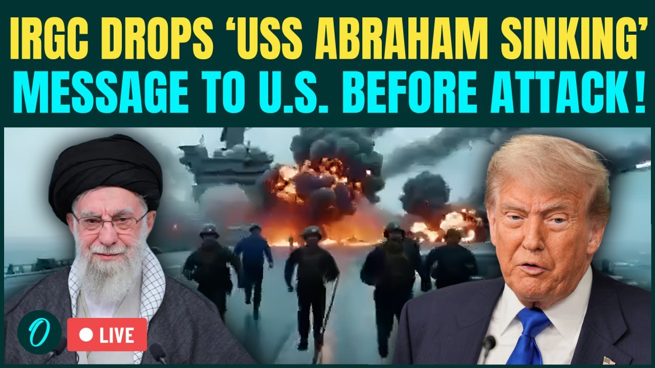 U.S vs Iran BREAKING: IRGC Drops CHILLING Video Of Sinking USS Abraham With LETHAL Missiles & Drones