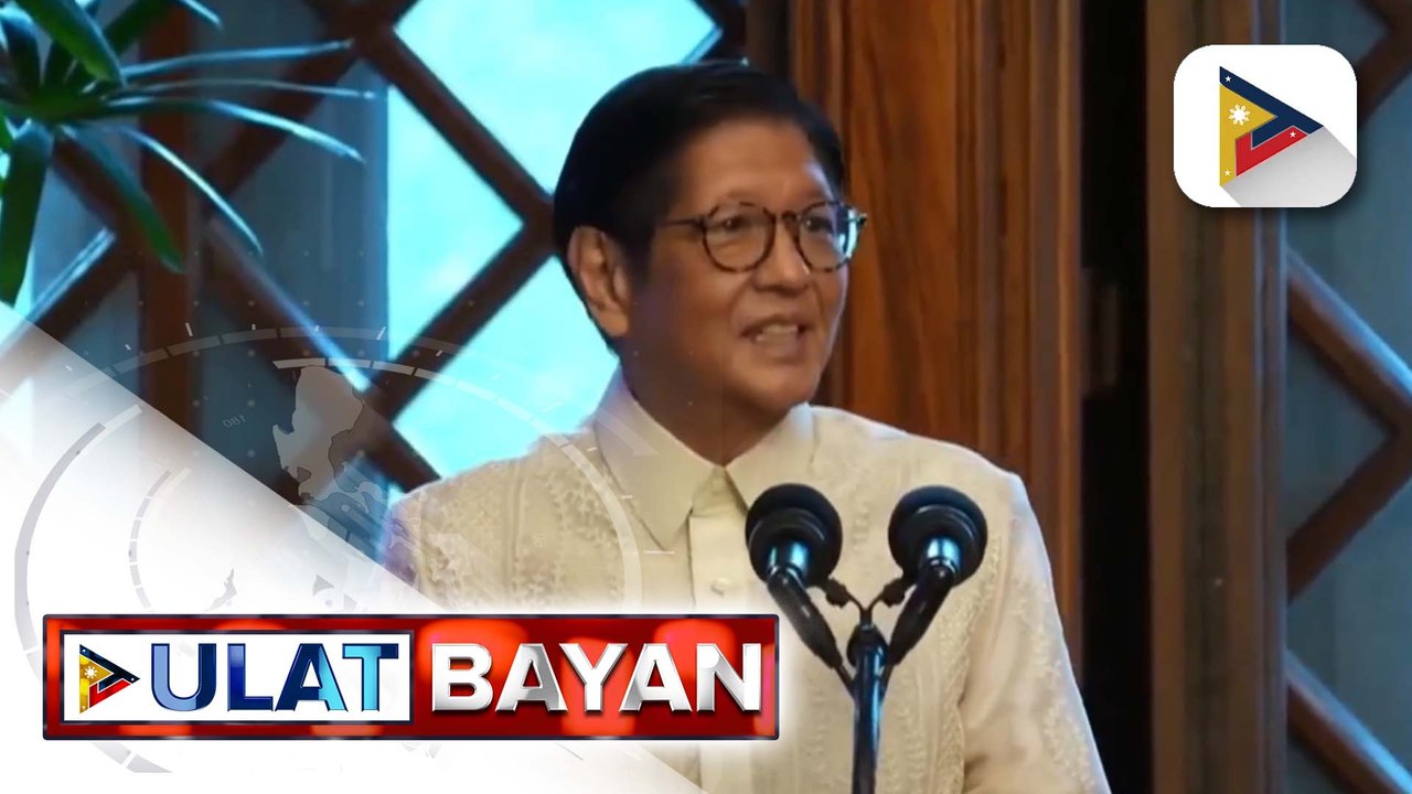 PBBM, sinaksihan ang presentasyon ng logo na bahagi ng paggunita sa ika-80 anibersaryo ng diplomatic relations ng PH at U.S. | ulat ni Alyssa Insigne ng IBC