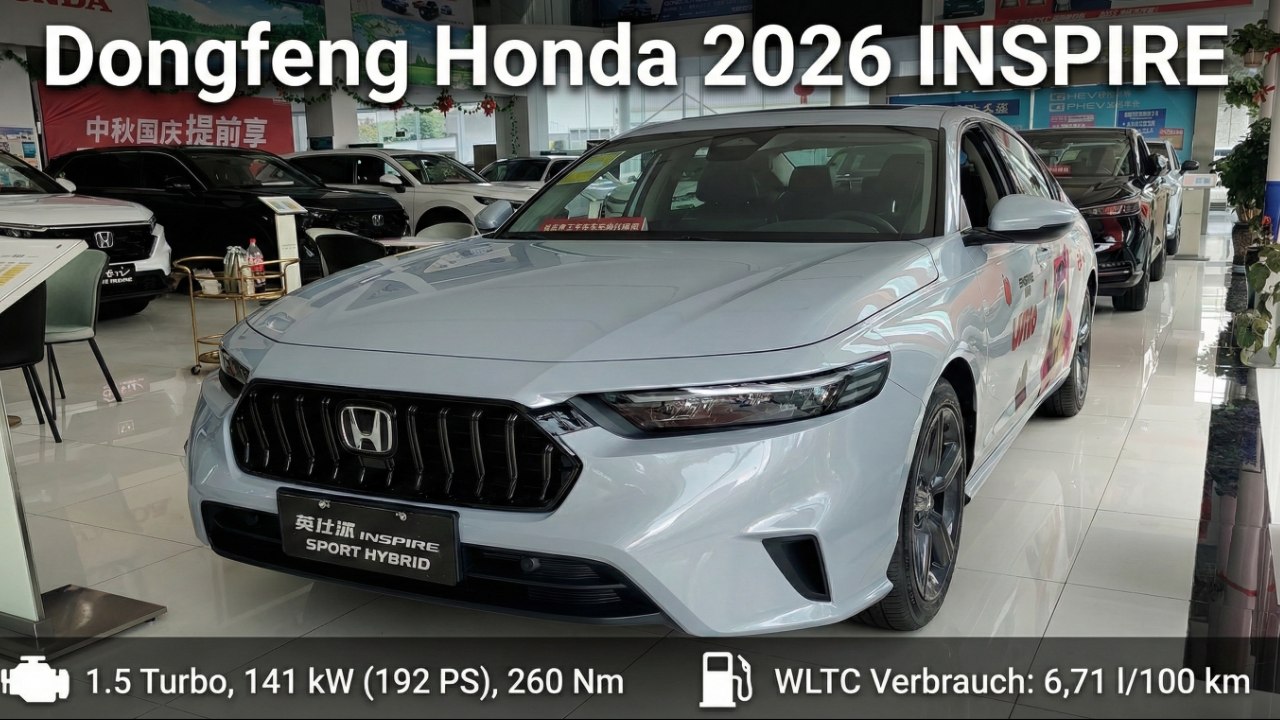 2026 Dongfeng Honda INSPIRE | Motor, Verbrauch und Fahreindruck |