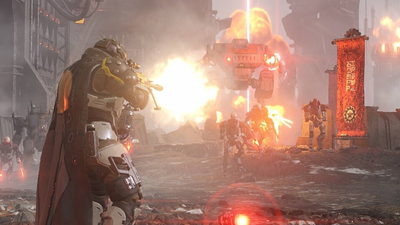 Helldivers 2: GameStar ist ganz vorn beim Vorstoß auf Cyberstan dabei und trifft die neuen Cyborg-Gegner & Killer-Mechs