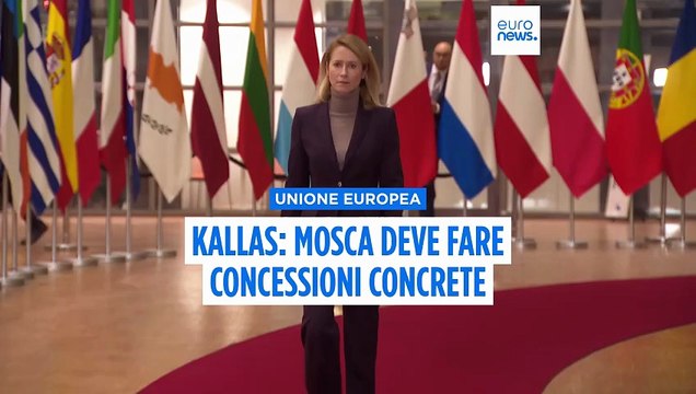 Kallas a Euronews su colloqui di pace: Mosca deve essere costretta a fare concessioni reali