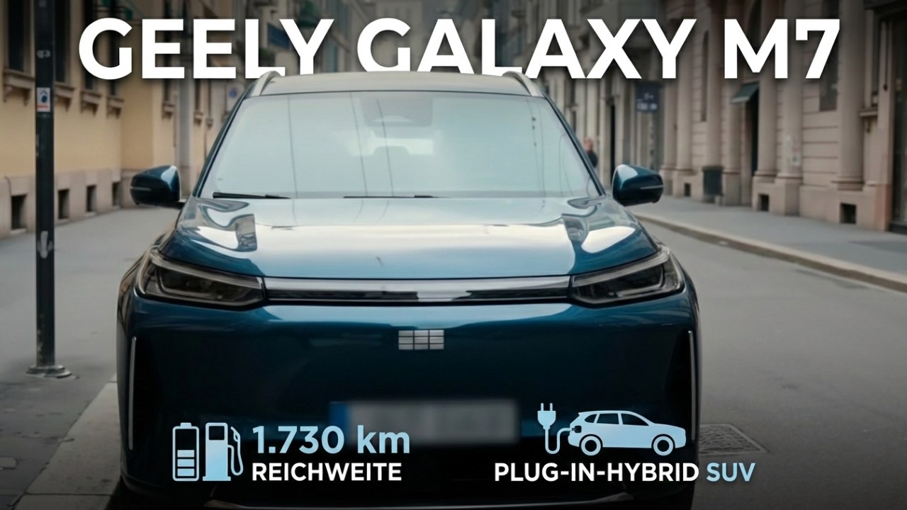 2026 Geely Galaxy M7 als smarter Hybrid-SUV für Alltag und Reise