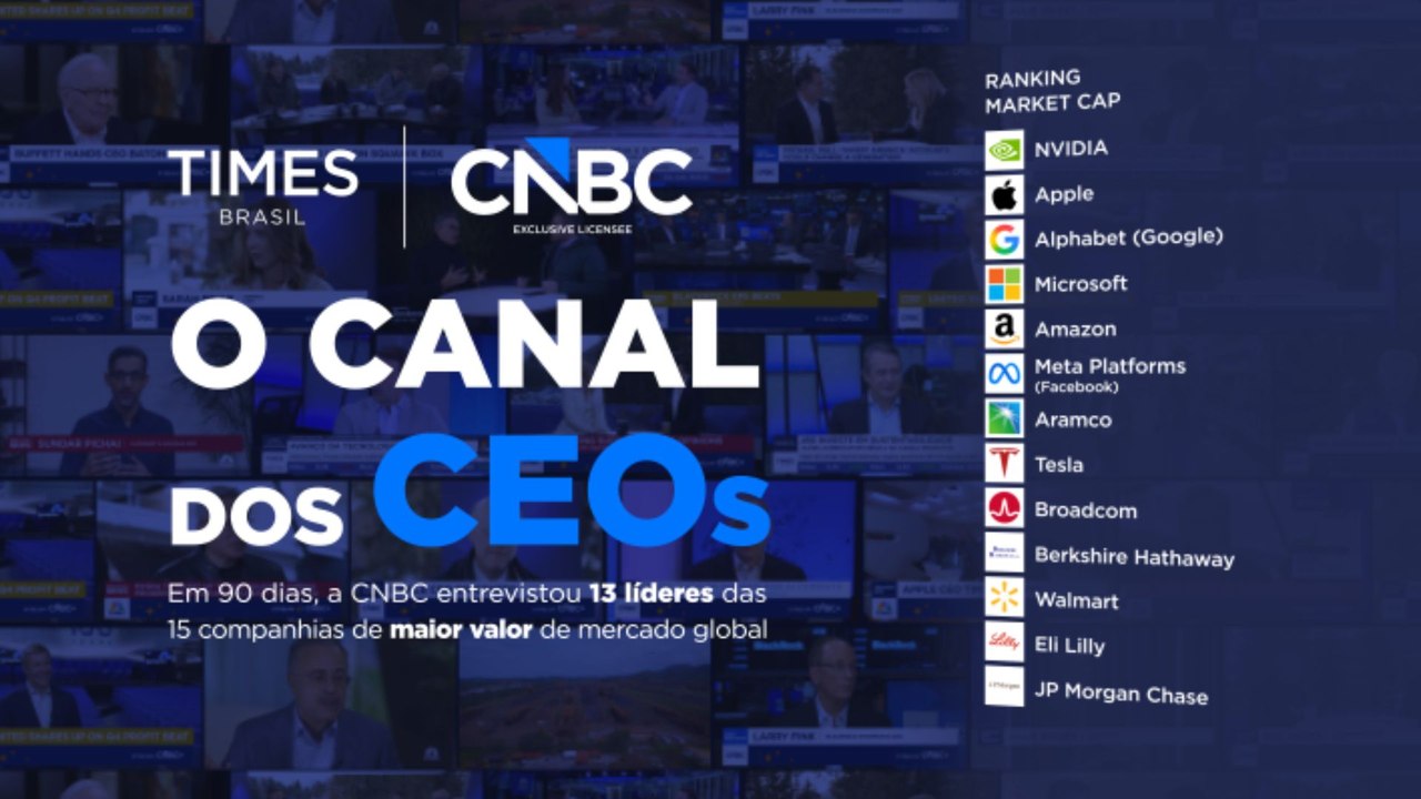 Em 90 dias, CNBC entrevista 13 CEOs das maiores empresas do planeta