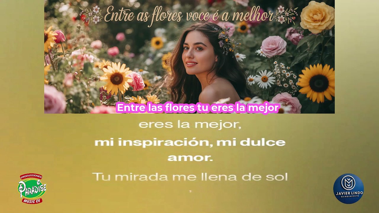 ENTRE LAS FLORES TU ERES LA MEJOR AUTOR JAVIER LINDO M.