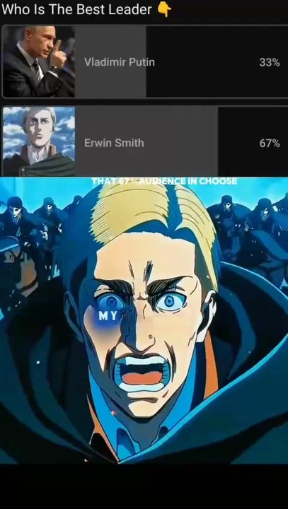Follow for more video👉#animeedits #trending #aot #erwinsmith #tatasierra