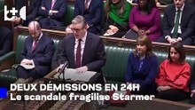 Secoué", le gouvernement britannique, deux démissions en 24 heures