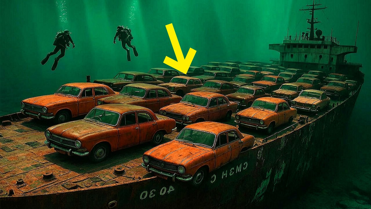 Un navire de fret disparu retrouvé au fond de l’océan — avec ses voitures vintage intactes