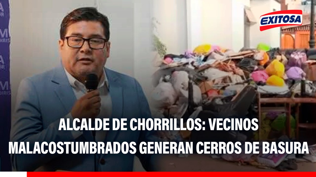 Chorrillos responsabiliza a vecinos por cerros de basuras en el distrito: "Malacostumbrados"