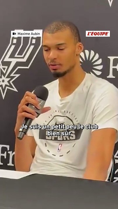 Victor Wembanyama dit vouloir finir sa carrière en France - Basket - NBA - Betclic Élite