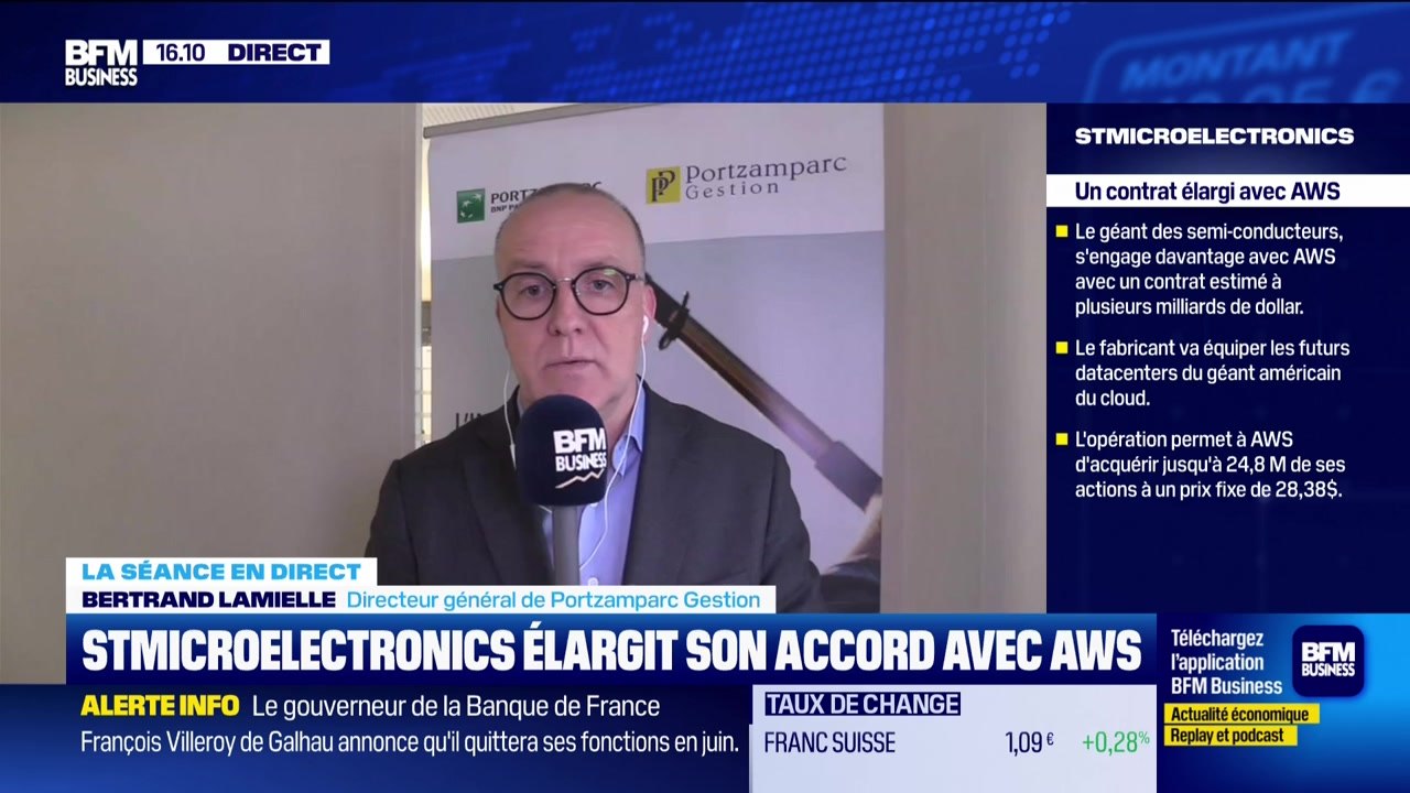 STMicroelectronics s'envole : Amazon lui promet...