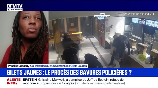 Procès de neuf CRS: On ne matraque pas les gens parce qu'on est fatigué , estime Priscillia Ludosky, co-initiatrice du mouvement des Gilets Jaunes