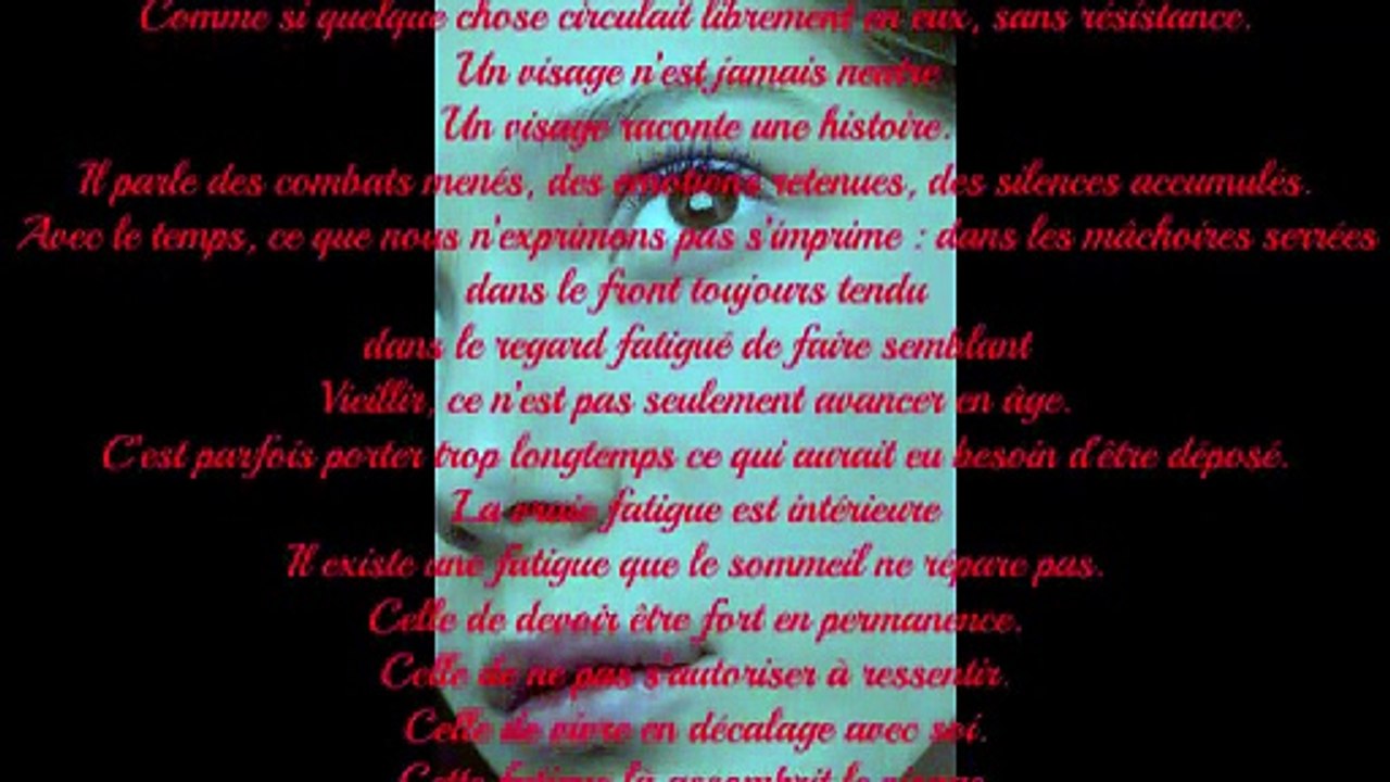 LES ECRIS DE KHAL ( Quand le visage s’éclaire, l’âge recule )