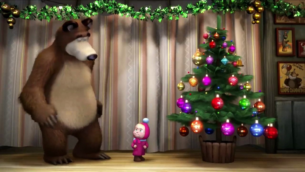 Masha and the Bear - One, Two, Three! Light the Christmas Tree! (Episode 3)