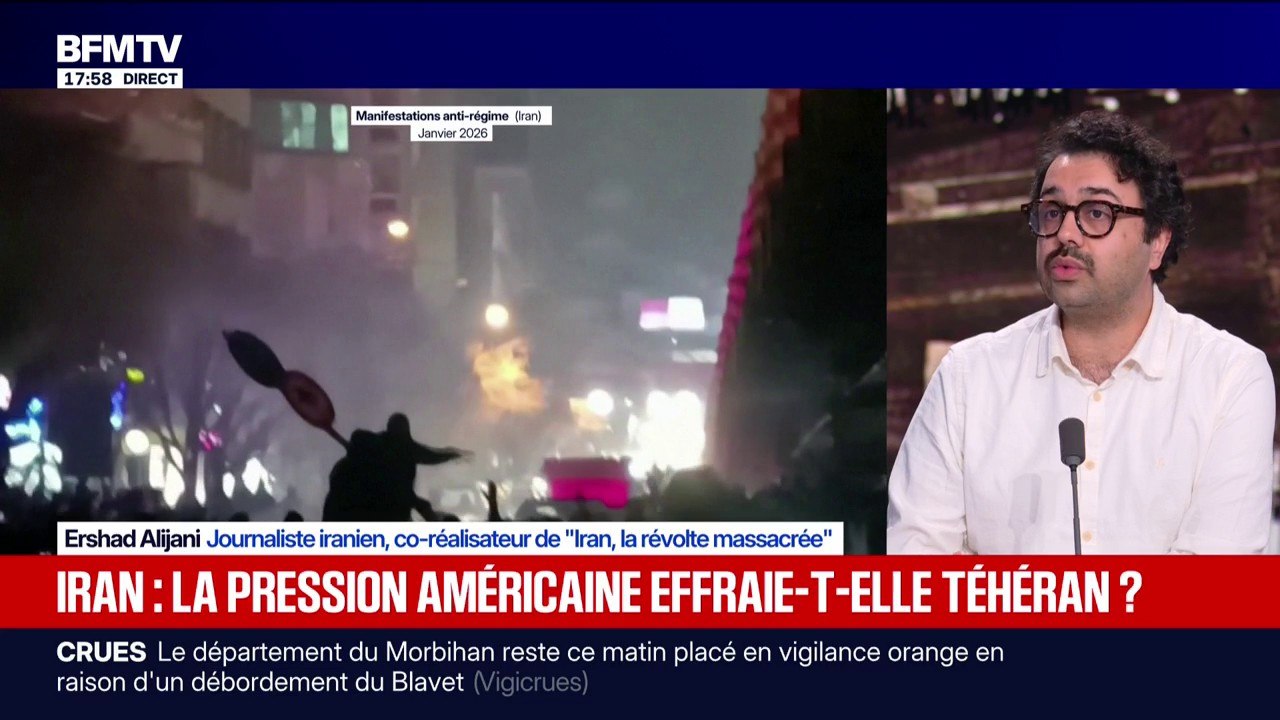 Manifestations en Iran: "Je parle avec plusieurs témoins dans le pays, ils attendent une seule chose, que les bombes arrivent", témoigne Ershad Alijani, journaliste iranien