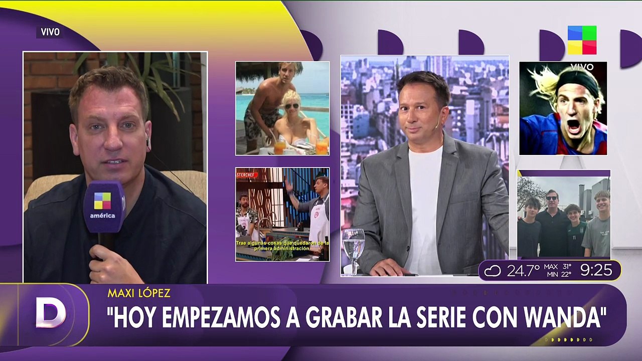 Maxi López reveló si habrá beso con Wanda Nara en su serie vertical y dio que hablar