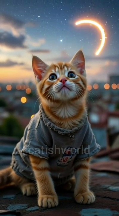 The Little Cat Who Loved the Moon | Emotional Short Story