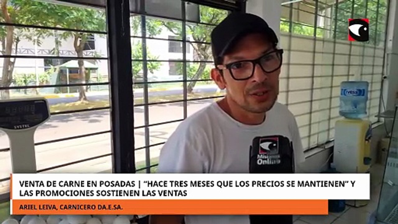Venta de carne en Posadas hace tres meses que los precios se mantienen