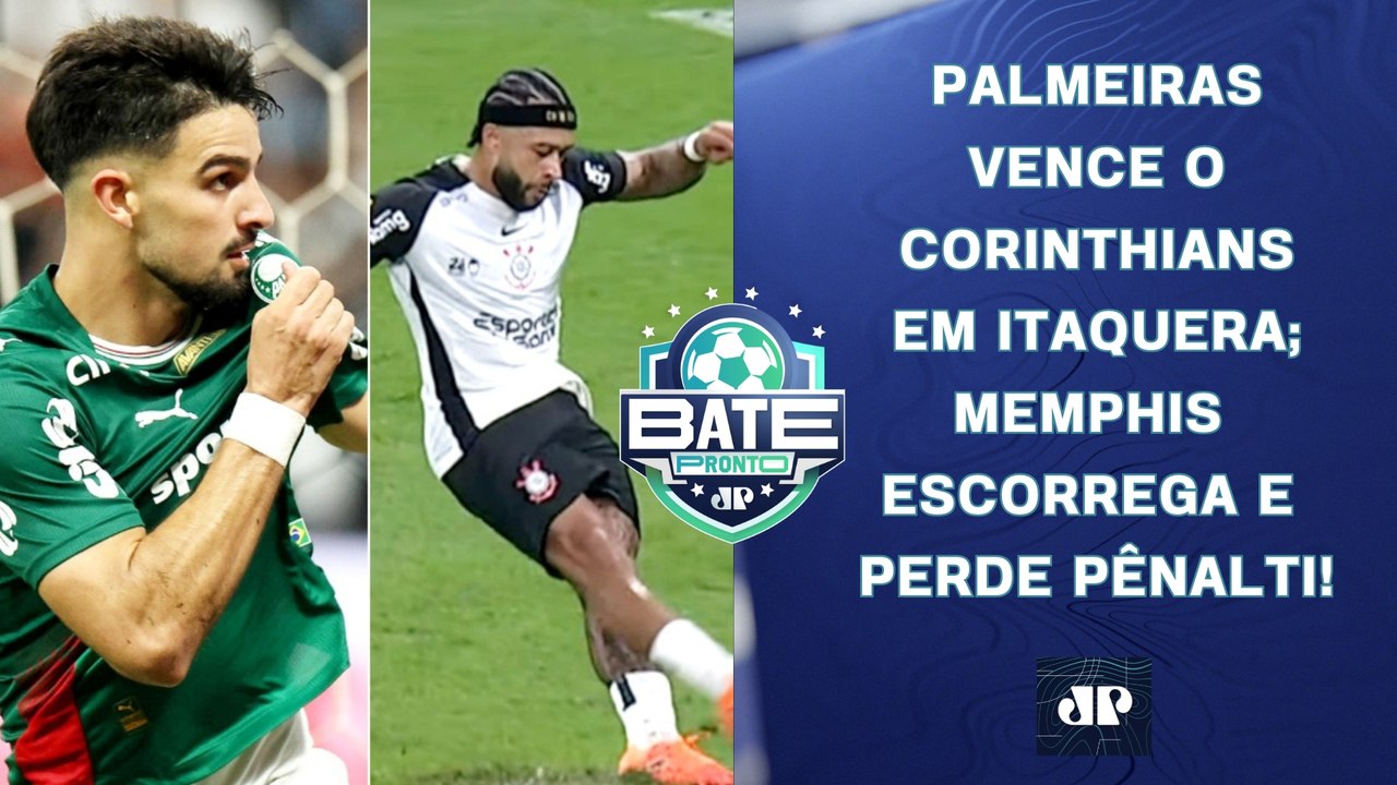 PALMEIRAS VENCE O CORINTHIANS EM ITAQUERA APÓS PÊNALTI PERDIDO POR MEMPHIS DEPAY! | BATE-PRONTO