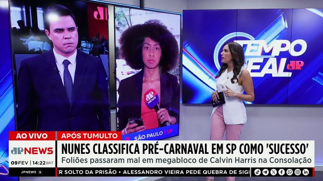 Ricardo Nunes classifica pré-carnaval em SP como ‘sucesso’ após tumulto em bloquinhos | TEMPO REAL