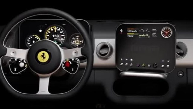 Ferrari svela gli interni della prima elettrica: si chiamerà Luce