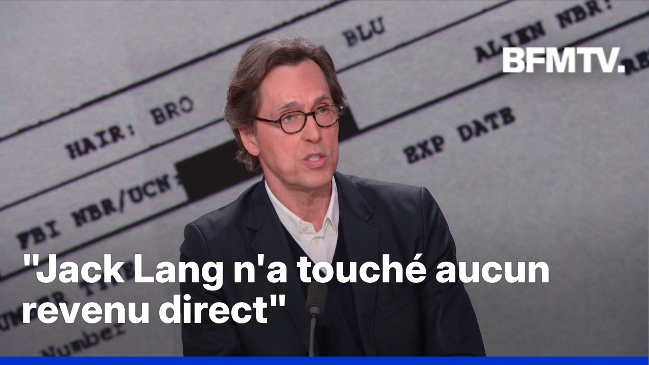 Affaire Epstein: l'interview en intégralité de Laurent Merlet, avocat de Jack Lang et Caroline Lang