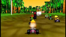 Mario Kart 64 (3-4 players Grand Prix) online multiplayer - n64