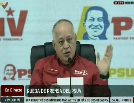 Sec. Gral. del PSUV Diosdado Cabello anunció un Gran Concierto por la paz en Aragua