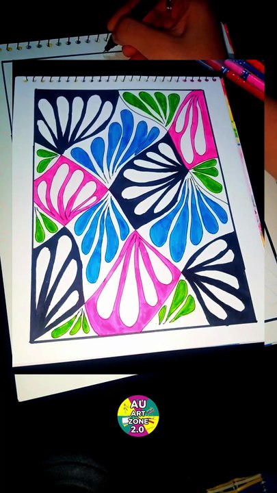 Pattern Drawing for Kids | Drawing for kids #drawing #art  #drawingprocess #easydrawing #coloring