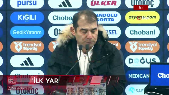 Metin Diyadin: Skor olarak ilk yarıda maç bitmiş oldu