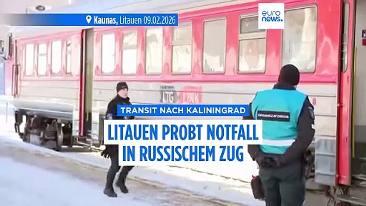Problem kaliningrad: litauen probt ernstfall in einem transitzug russlands