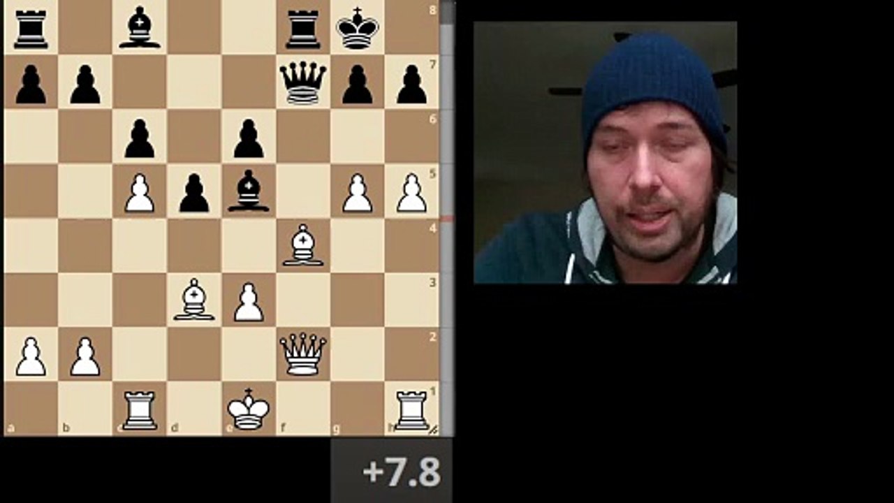 Capablanca sacrifica la dama y vence a Hadland con una clavada (1919)