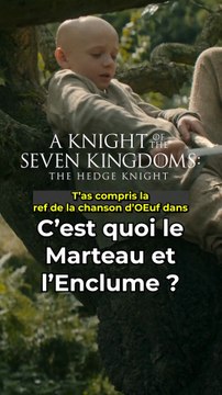 T'avais la ref du Marteau et de l'Enclume ? #aknightofthesevenkingdoms #gameofthrones