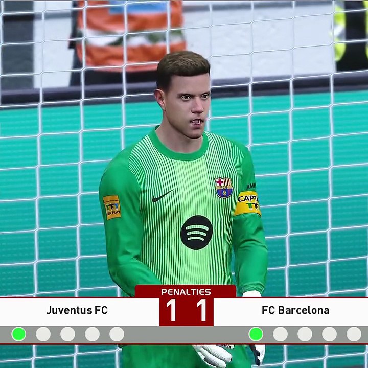 Juventus vs Barcelona Uefa Champions League Penalty Shootout