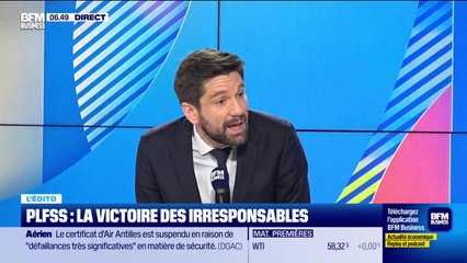 L’Edito de Raphaël Legendre : PLFSS, la victoire des irresponsables - 10/12