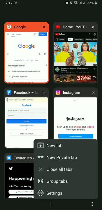 M AYAN SAJID - HOW TO ENABLE CARD TAB VIEW INCLUDING GROUP TABS ON GOOGLE CHROME OR ANY OTHER CHROME BASED BROWSERS