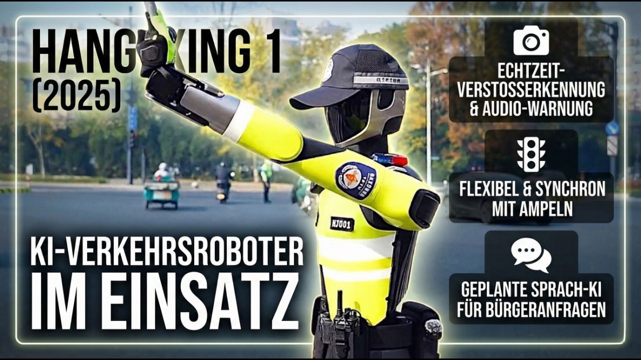 China testet futuristischen Verkehrsroboter – so funktioniert „Hangxing 1“