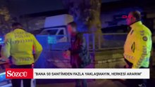 Sarhoş sürücü polis de gazeteci de dinlemedi! "Bana 50 santimden fazla yaklaşmayın, herkesi ararım"