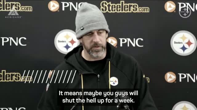 Rodgers tells Tomlin critics to 'shut the hell up' after Ravens win