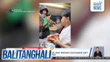 Pasahero at mani vendor, may instant exchange gift ng pagkain sa loob ng bus | Balitanghali