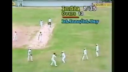 Malcom Marshall 1 for 56 in 19 Overs 4 Mdns vs India 4th Test, Kingston, April 28 - May 03, 1989