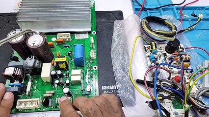 Haier Dc inverter ac E7 error code outdoor pcb Dc inverter ac pcb training center BabarElectronics